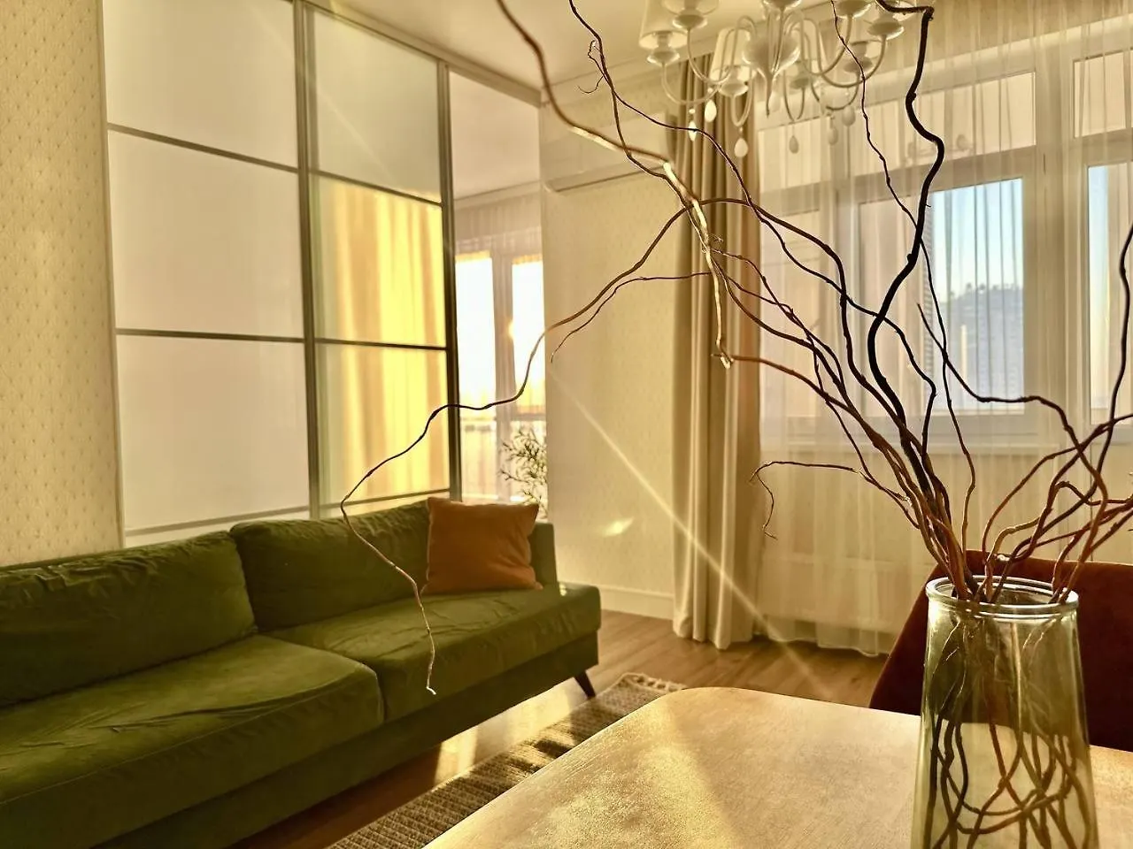 Morning Whisper With Mountain View Apartment Almaty